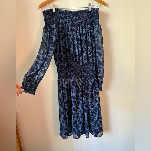 Michael Kors boho pattered off shoulder dress - Picture 1 of 4